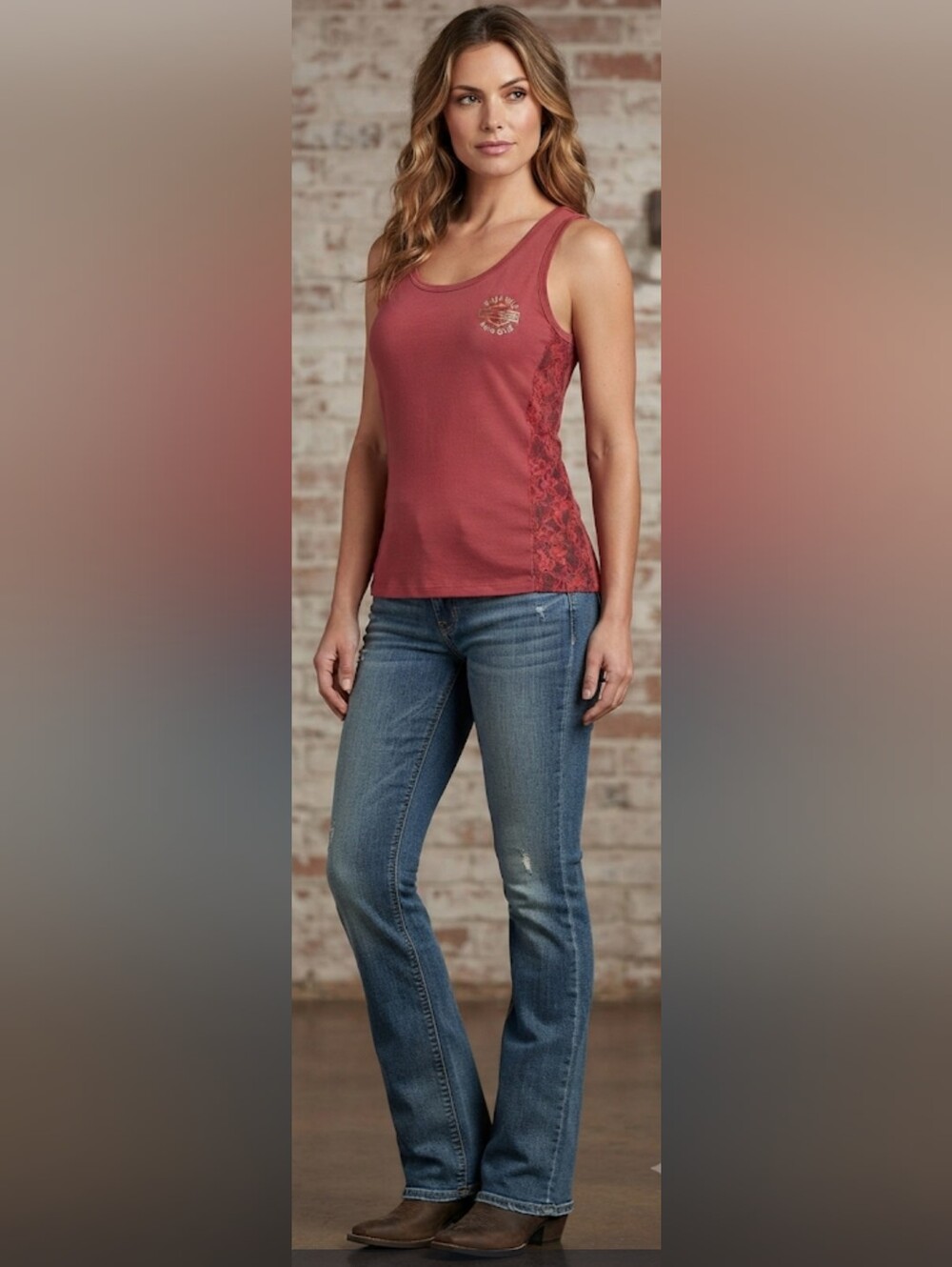 Women's Harley-Davidson Red Tank Top